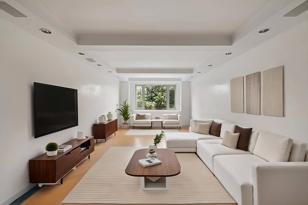 Rare Three Bedroom with 35 Feet of Park Frontage Welcome to an extraordinary opportunity to own a front row seat to Central Park.