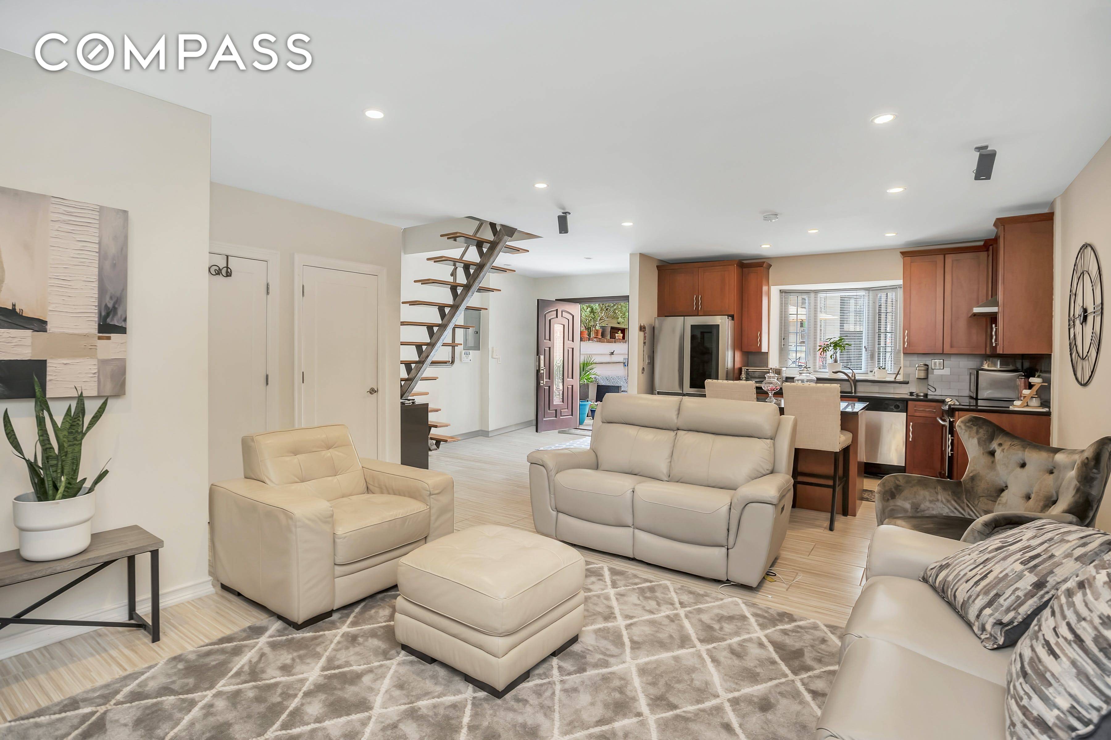 Rare New York City real estate opportunity Two individual renovated residences on one full size, 25x100 lot in Carroll Gardens.