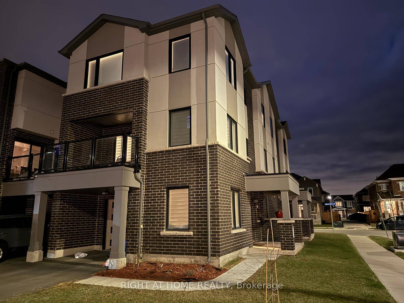 Corner Home, like it is a semi, Fairly New 3 1 Bedrooms, Contemporary Town Home Located In The Most Desirable Neighborhood Of Milton.