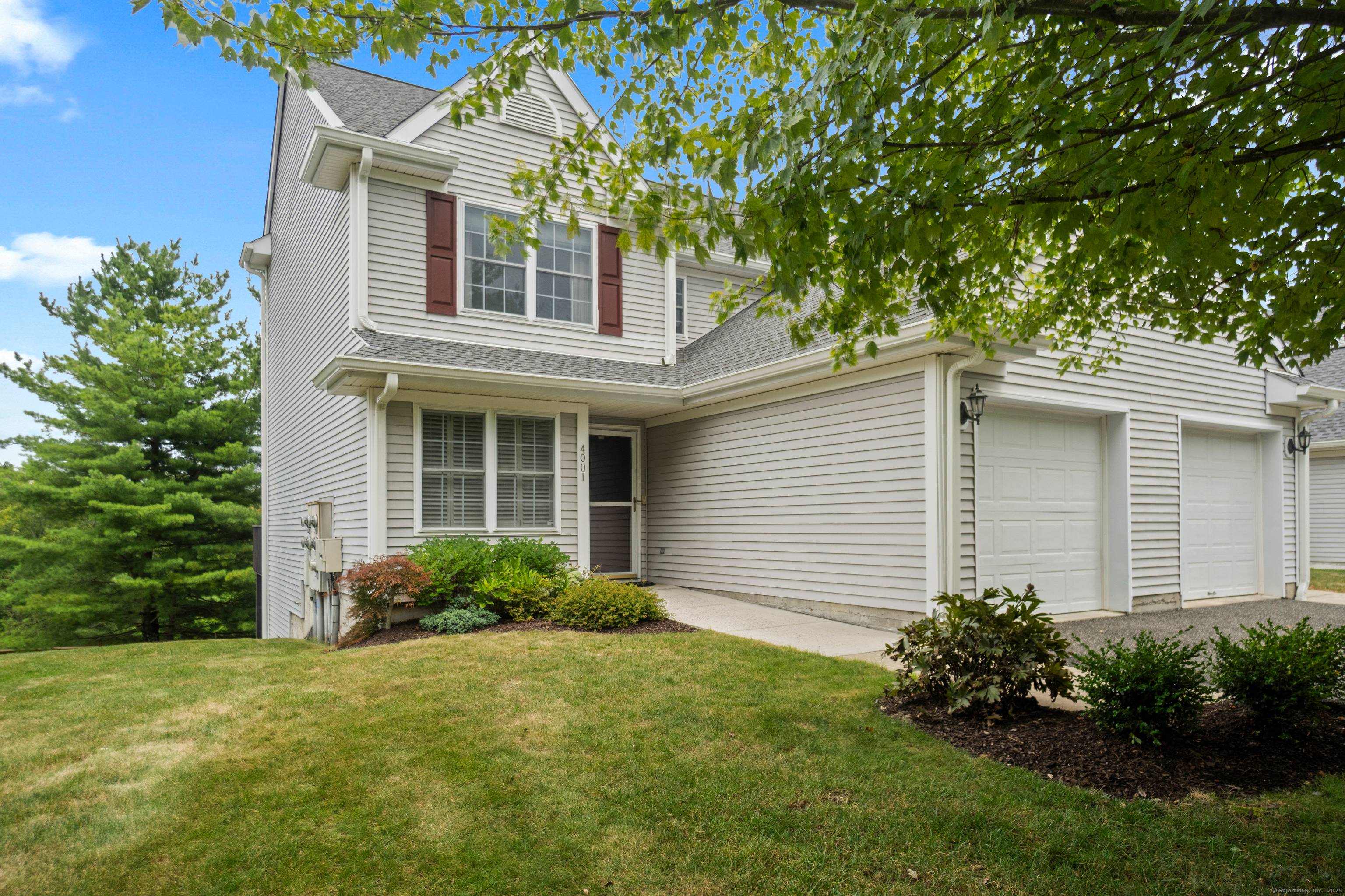 Tucked away on a quiet cul de sac in the desirable Sterling Woods community, this beautifully maintained 2 bedroom, 2.