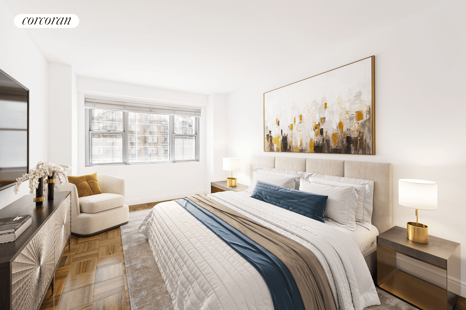 Spacious, 1 Bed with large balcony and Open City Views at The Churchill Flooded with natural light and offering open southern city views, this high floor residence features a private ...
