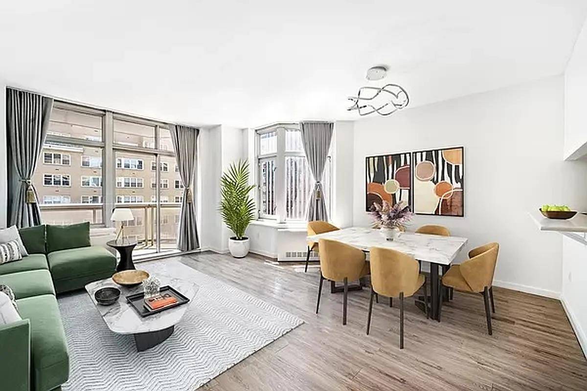 Stylish and sleek, 1 bedroom, 1 bath home with breathtaking city views from every window.