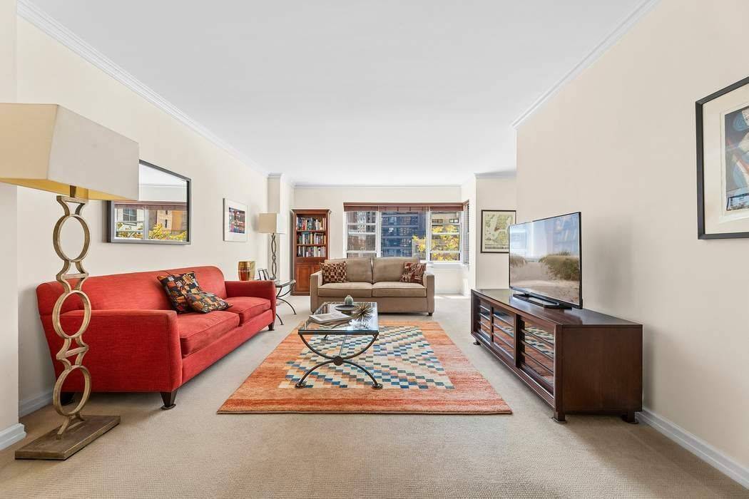 Welcome home to this bright and spacious high floor 2 bedroom, 2 bathroom residence with open city and skyline views in the heart of Sutton Place.