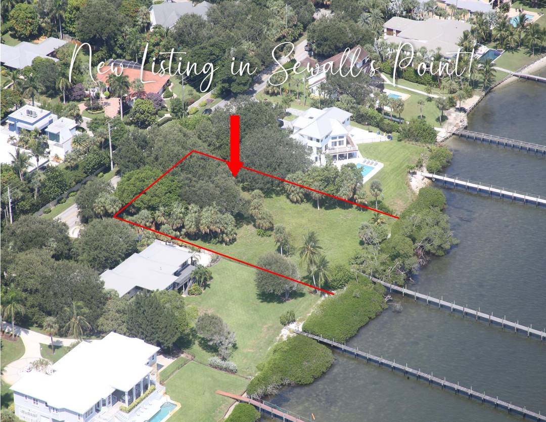 Now available, a fantastic oversized lot in south Sewalls Point Hillcrest neighborhood.