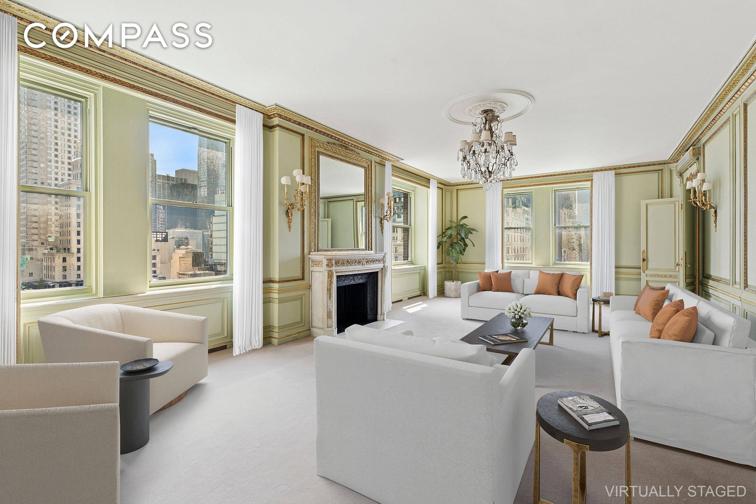 Discover an extraordinary opportunity at the Sherry Netherland, where the entire 17th floor is now available.