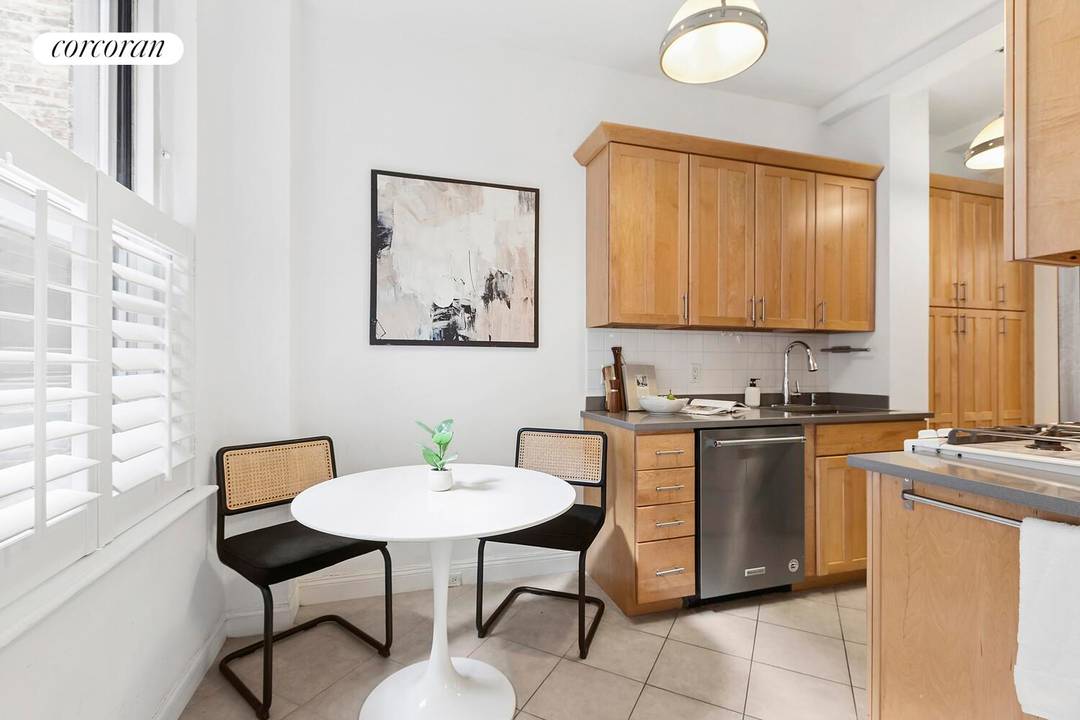 Located in the heart of Greenwich Village, on coveted Fifth Avenue and 10th Street, this beautiful renovated pre war one bedroom exudes character and charm.