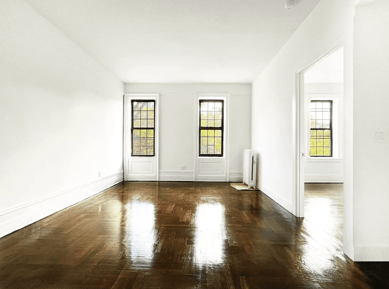 NEWLY RENOVATED, SUN DRENCHED, and SPACIOUS Fourth Floor Two Bedroom in ELEVATOR LAUNDRY Building !