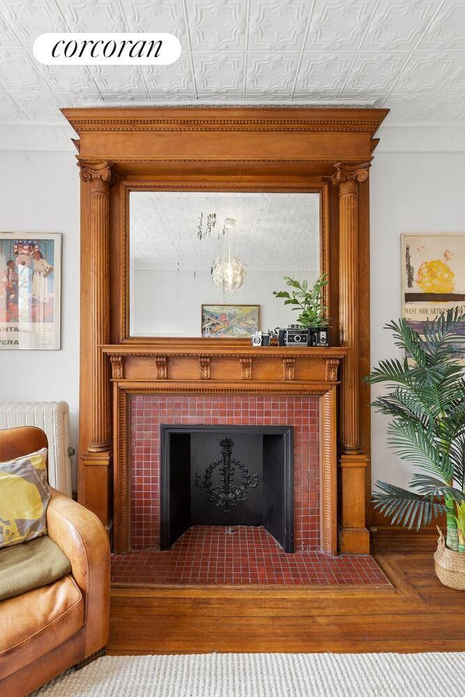 Apartment 2L on beautiful 3rd Street offers a rare combination of historic detail, generous scale, and everyday convenience with its three bedrooms, two full bathrooms, and in unit washer dryer.