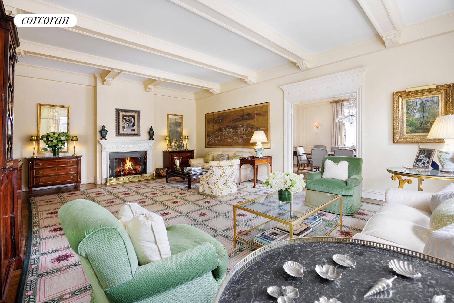 Perfectly positioned on the 8th floor of one of Park Avenue's premier prewar cooperatives, this sun flooded, grandly proportioned corner residence offers the timeless elegance of Old New York, with ...
