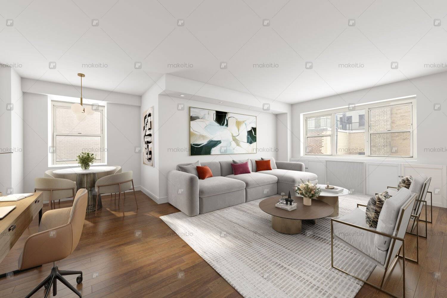 Welcome home to your bright and airy Greenwich Village home.