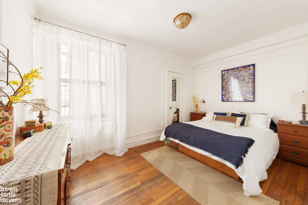 Rare opportunity Quiet, bright, south facing 2 bed, 1 bath retreat in a Full Service Pre war co op.