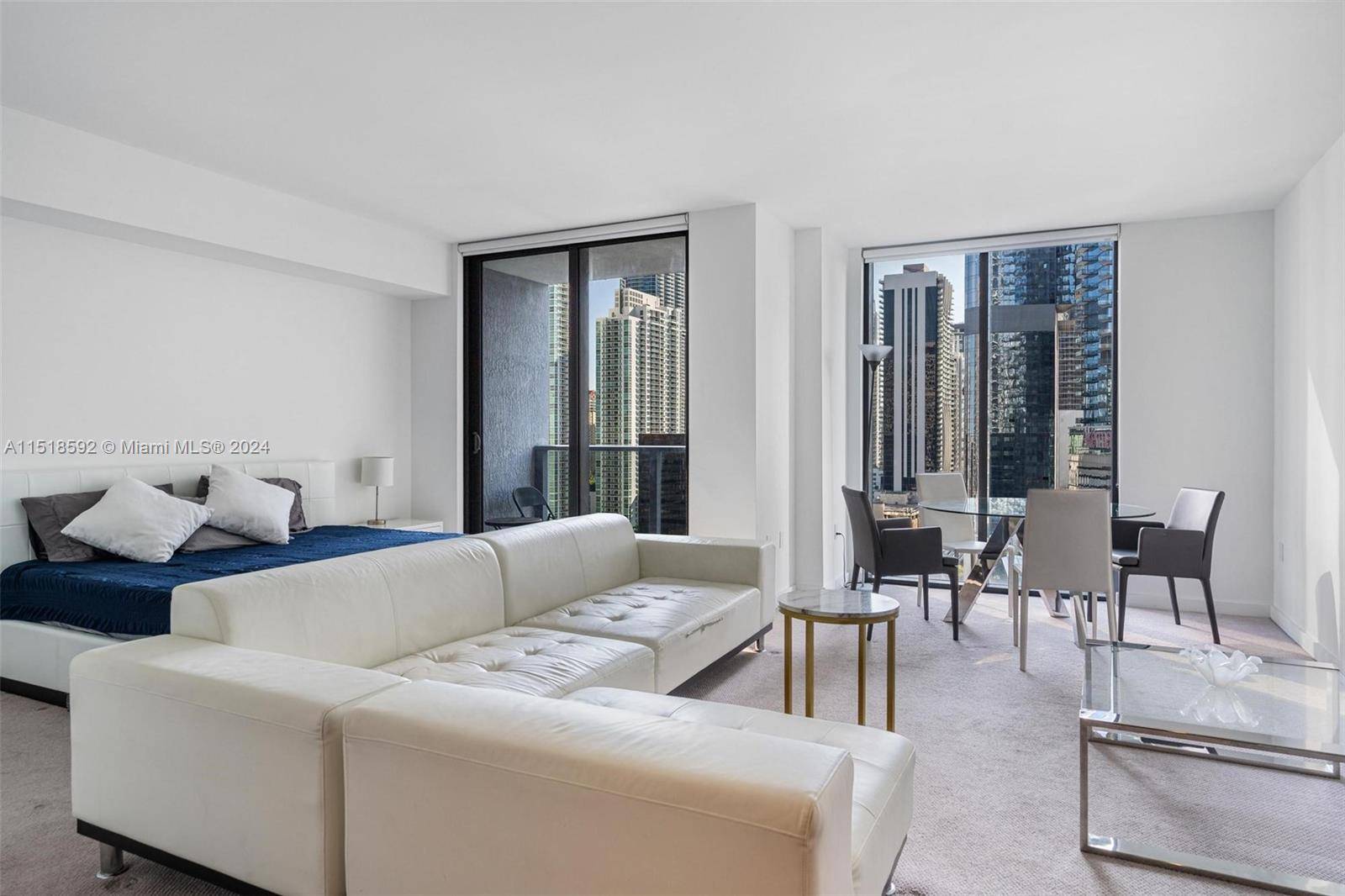 Beautiful Fully Furnished studio at MyBrickell Tower, a truly designer boutique building in the heart of Brickell.