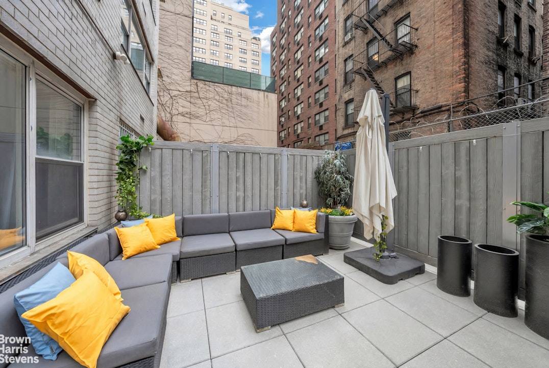 Charming Studio Apartment with Large Private Terrace at 321 East 48th Street, Apt 1L Welcome to your dream studio apartment in the heart of Midtown East !