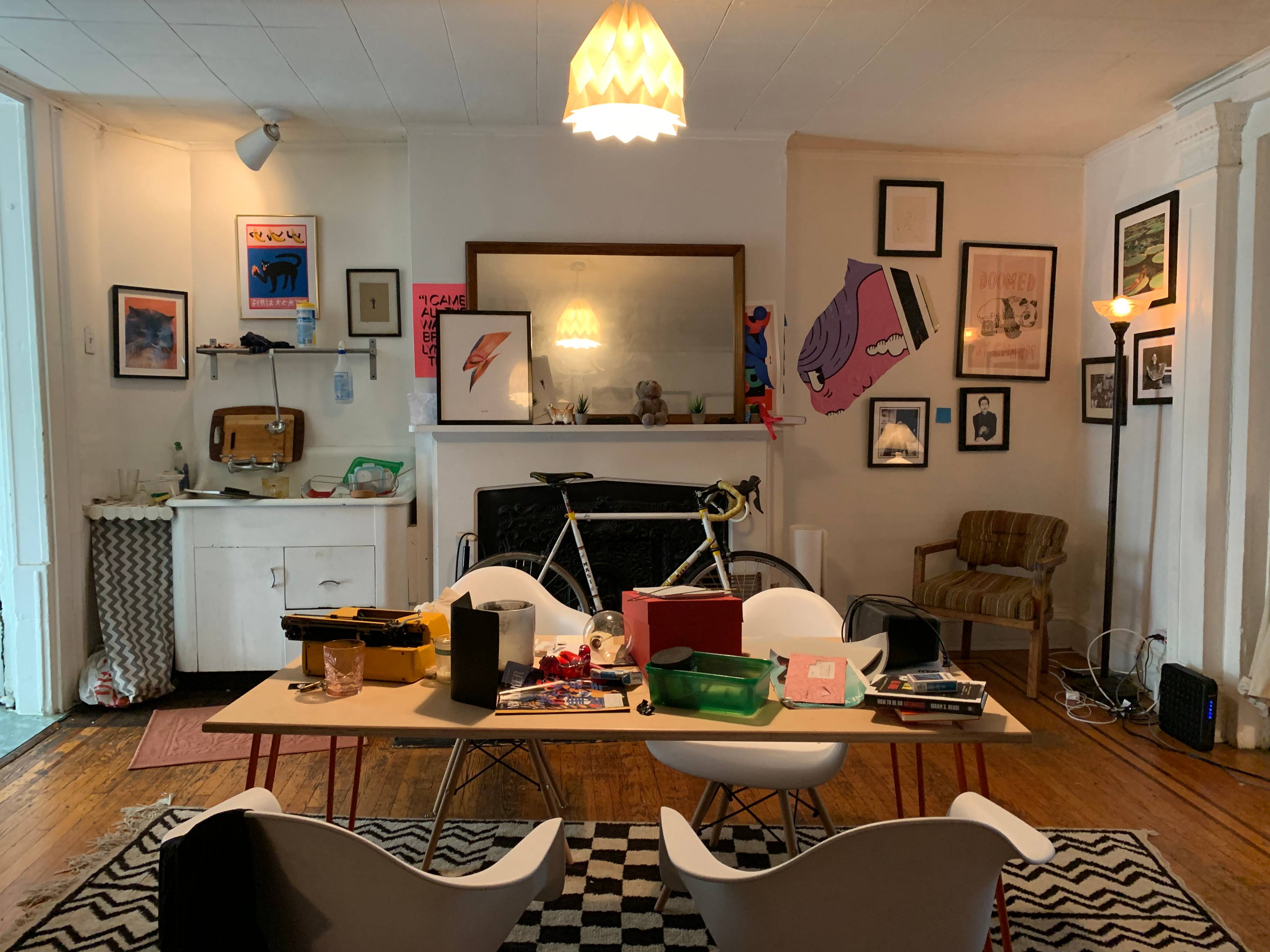 LOW FEE. 08 01 move in. Large parlor floor two bedroom and one bathroom apartment located on a quiet block in the heart of South Williamsburg.