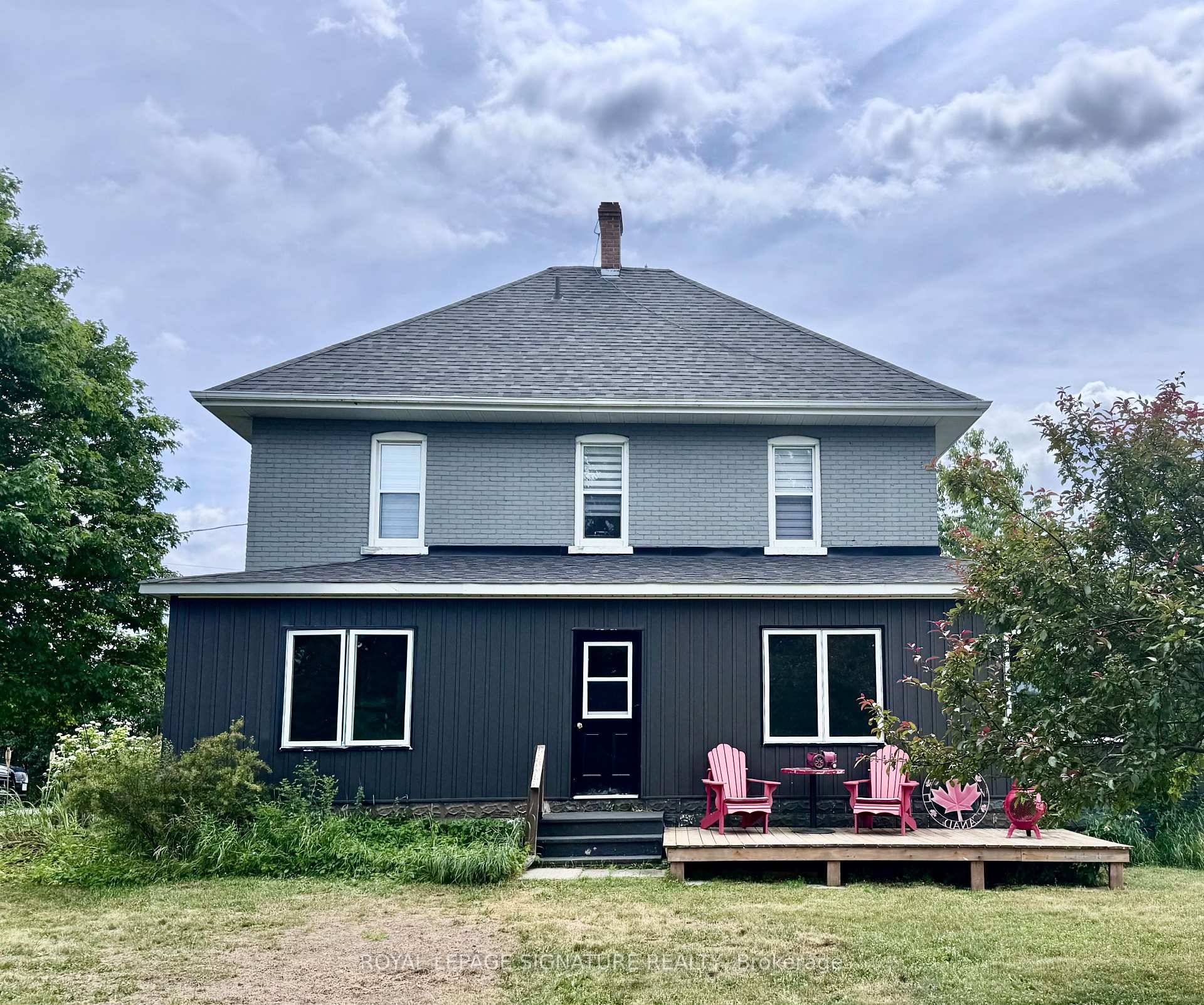 Introducing this stunning 2500 sq ft solid brick farm house, nestled on a picturesque 1.