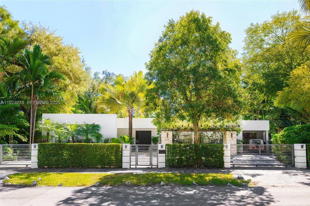Contemporary modern home w stunning designer renovation in North Coconut Grove !