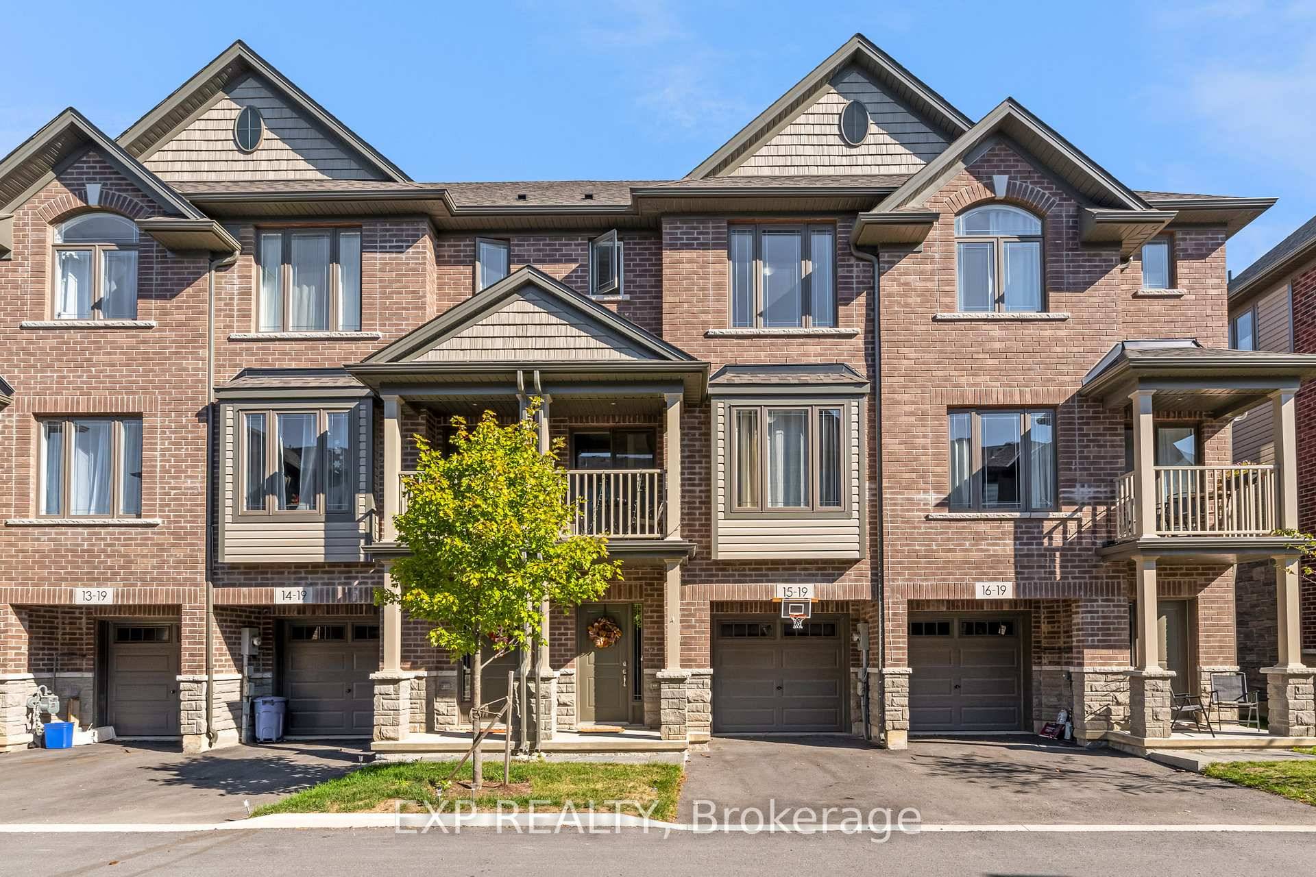 Welcome to 19 Picardy Drive, Unit 15 a beautifully maintained 3 storey freehold townhome in the sought after Felker community of StoneyCreek.