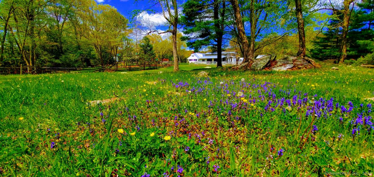 10. 22 acres charming equine farm located right on Newtown bridle lane trail system.