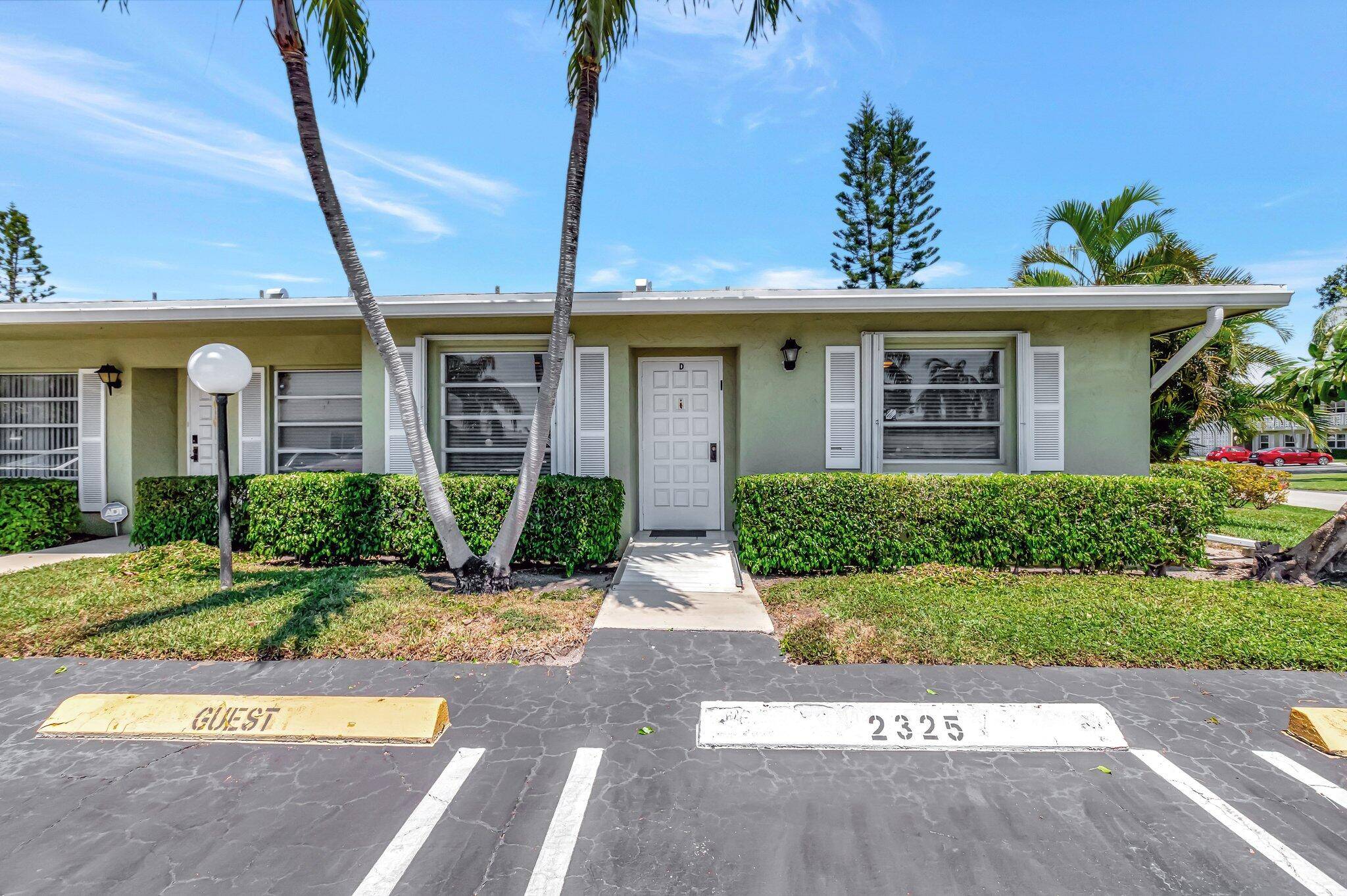 Corner Villa in Pines of Delray bright and spacious corner villa on a cul de sac in desirable 55 community of Pines of Delray.