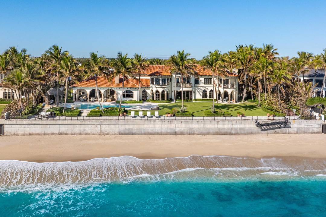 Unrivaled in scale, beauty, and prestige, this ocean to lake Mediterranean marvel is a one of one triumph of architectural elegance in the heart of Manalapan.