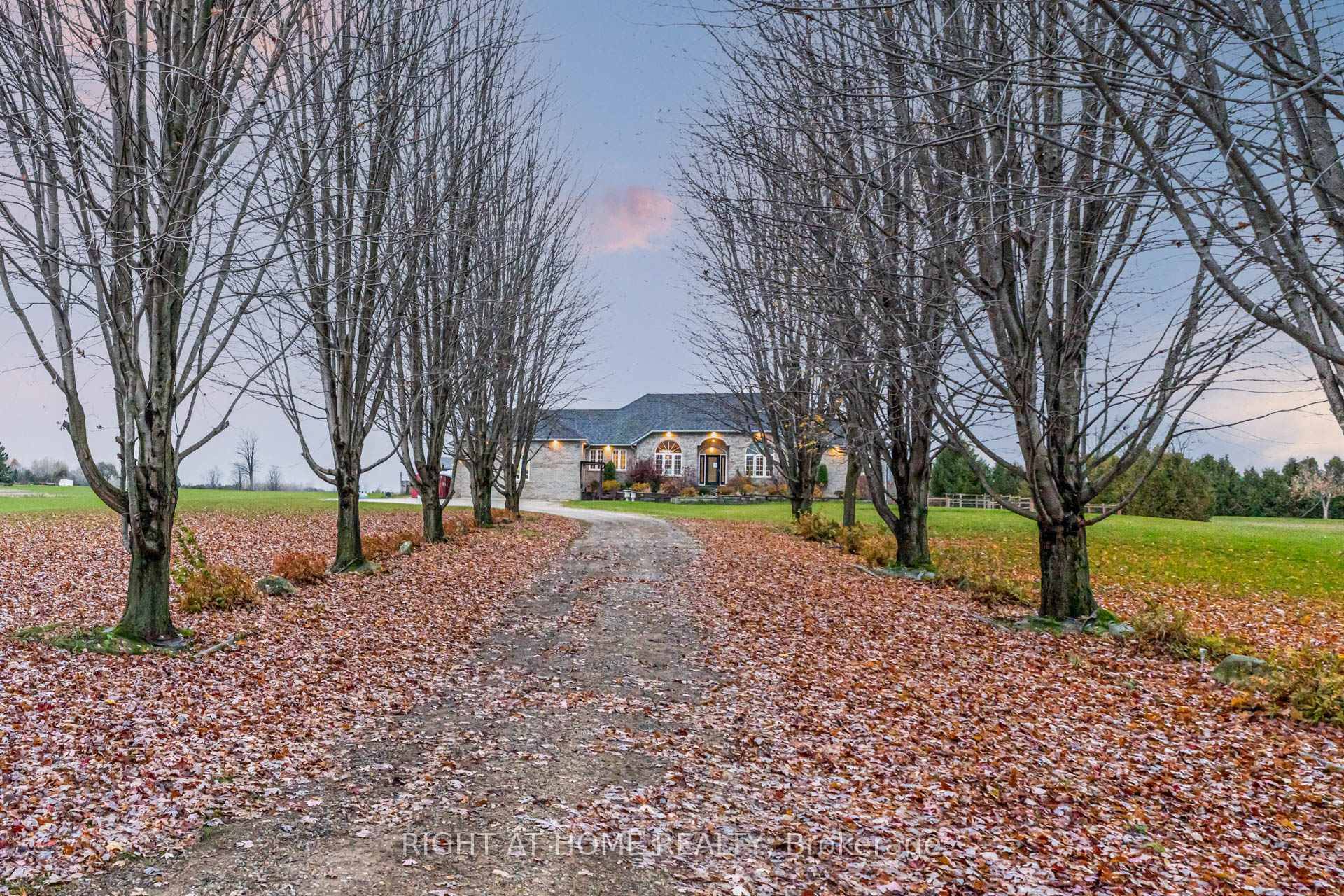 IMPRESSIVE CUSTOM COUNTRY ESTATE ON 2 ACRES TREE LINED LONG DRIVE HUGE GARAGE HAS A FINISHED INTERIOR WITH A KITCHEN AND LOFT 2 LARGE ACCESSORY BUILDINGS AT REAR OF LOT, ...