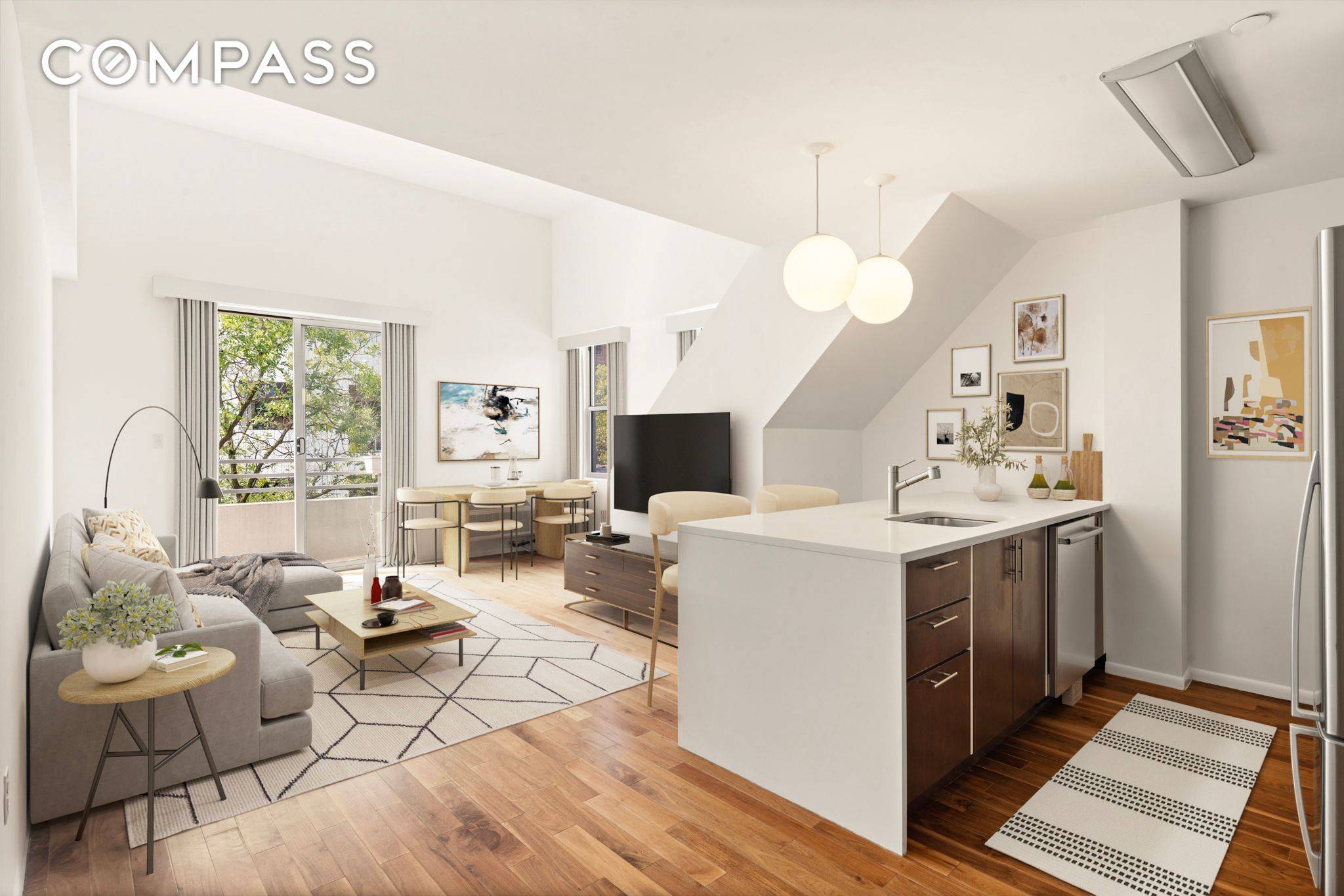 This sprawling Boerum Hill penthouse duplex with a private indoor parking spot checks all the boxes.