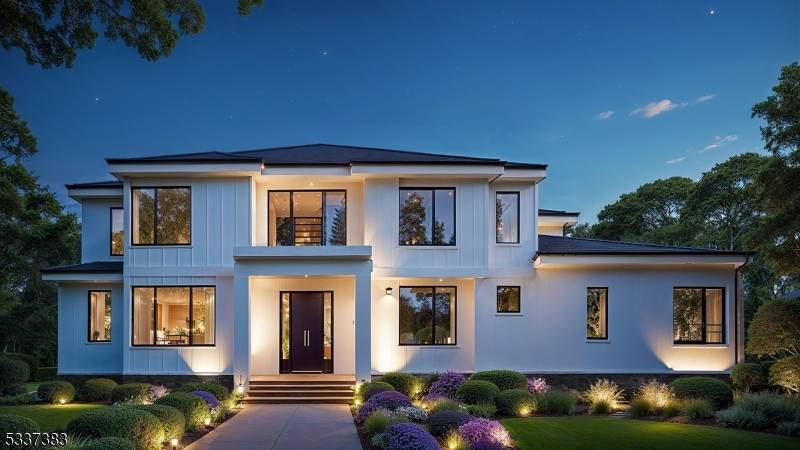 Set on an expansive lot of more than half an acre in the prestigious Riker Hill section, this custom built new construction home is a masterpiece of timeless elegance and ...