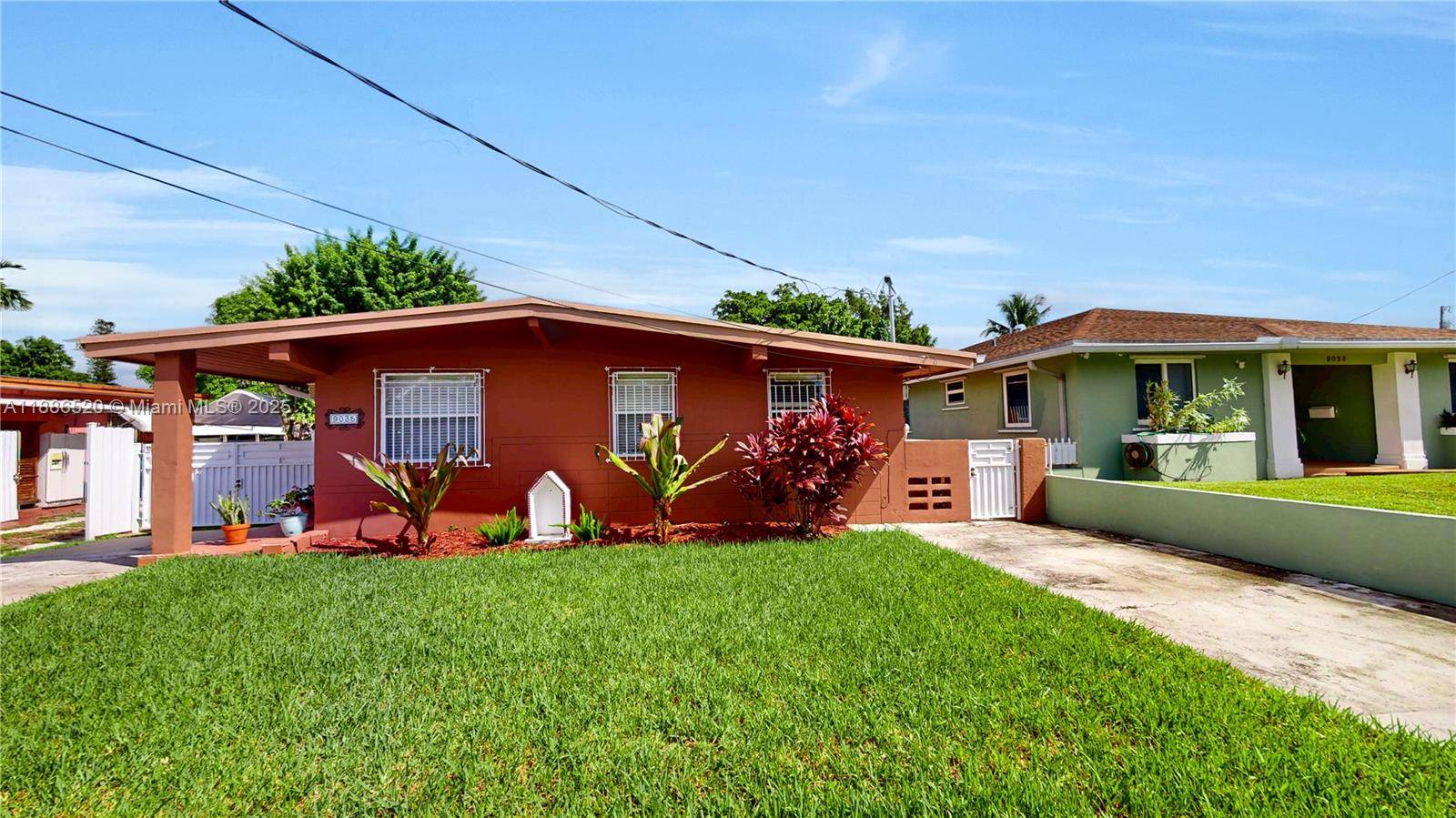 Immaculate, spacious 3 Bed 1 Bath in West Miami with huge, fenced lot, zoned for Multifamily so lots of uses.