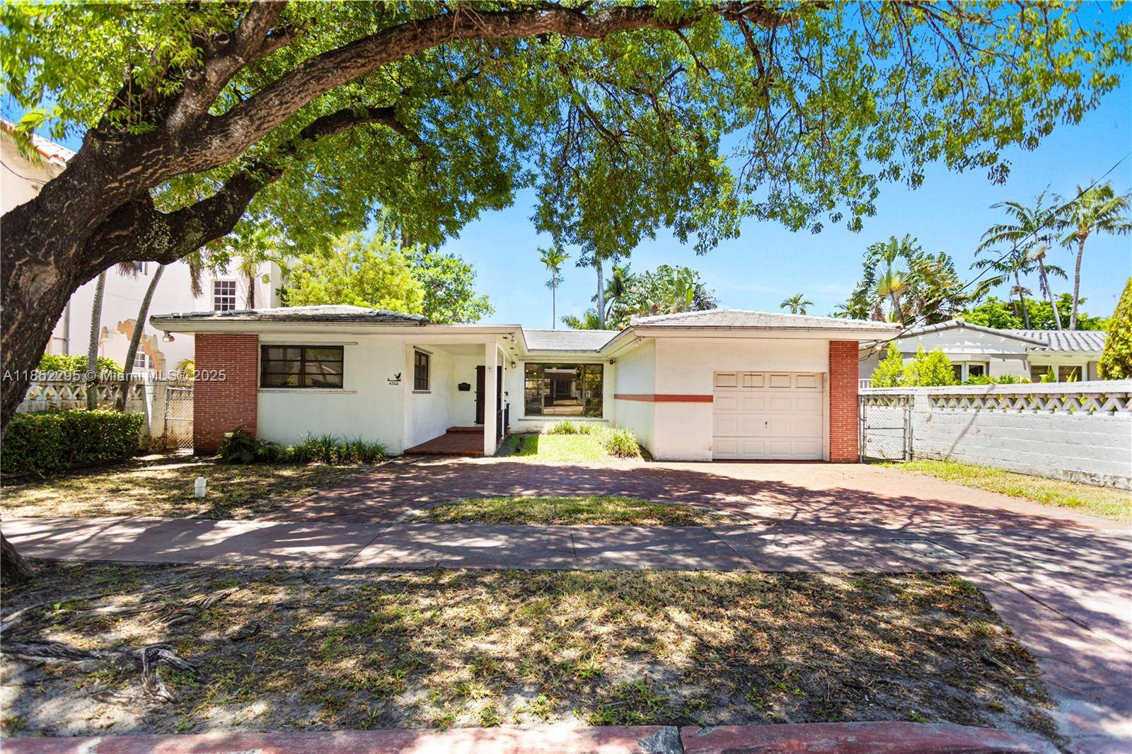 Located in one of Miami Beach s most sought after neighborhoods, this 3 bedroom, 2 bathroom home sits on a 6, 000 square foot lot and offers endless potential.