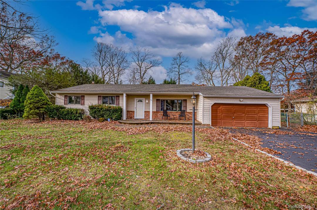 Tucked away on a quiet dead end street in the Smithtown School District, this beautifully maintained ranch offers comfort, privacy, and easy living all on one level.