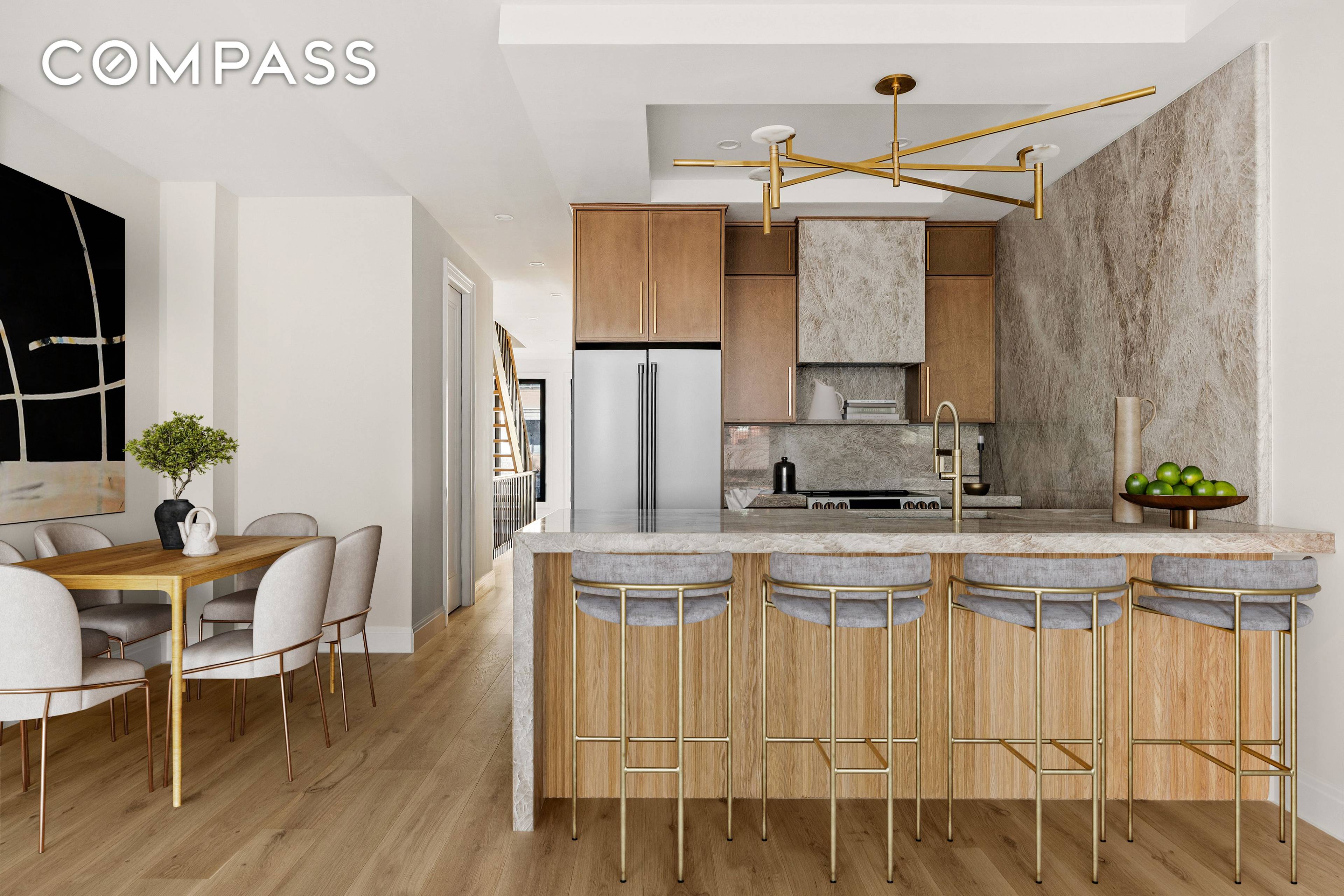 Sophisticated Penthouse Duplex with Expansive Private Roof Terrace Unit 3 354 Dean Street Boutique New Construction Condominium Location, Location, Location !