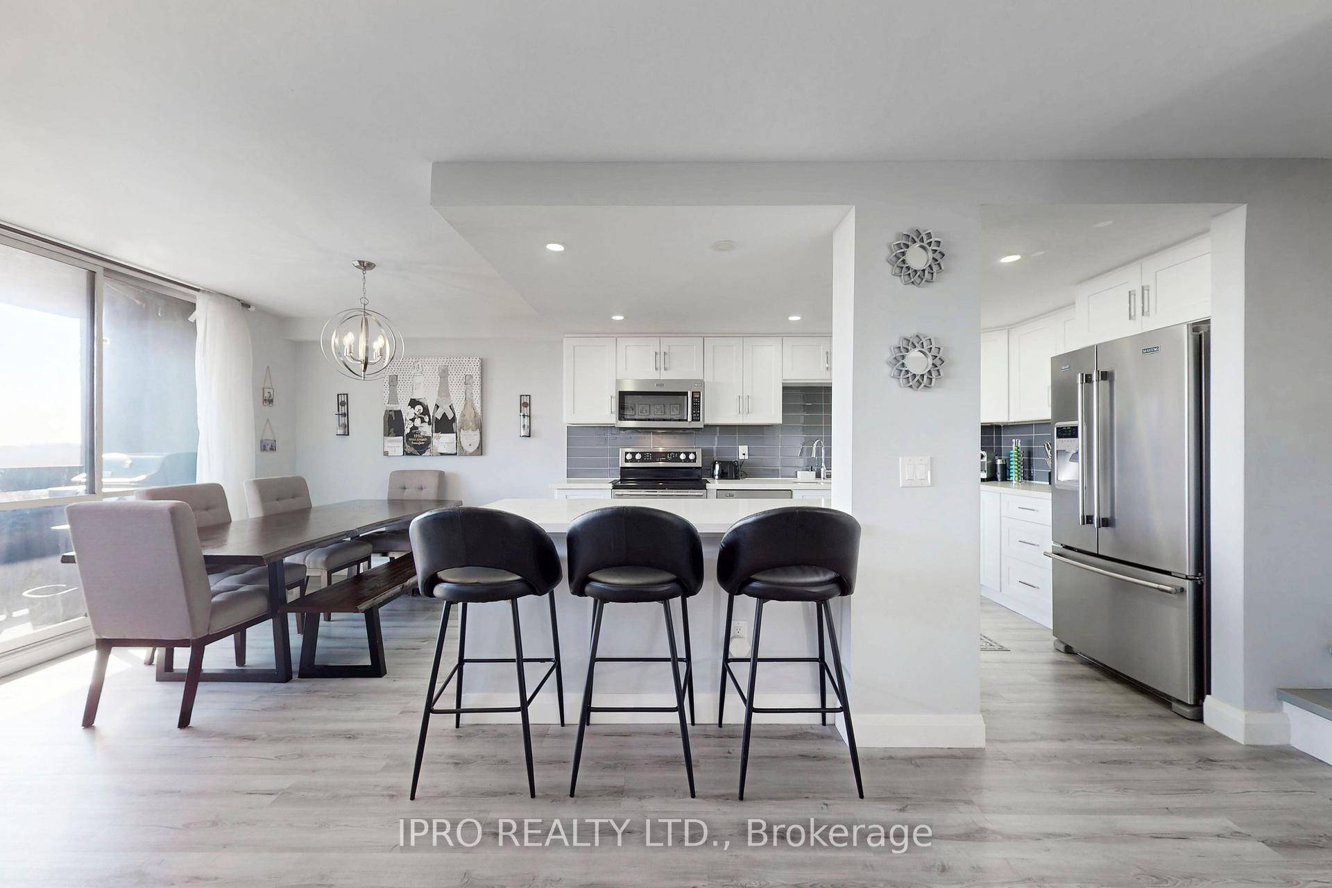 Gorgeous Unique Renovated 1382 sq ft Multi Level 3 Bedroom, 2 bath Condo unit in the Beautiful Kingsview Village The Westway area of Etobicoke !
