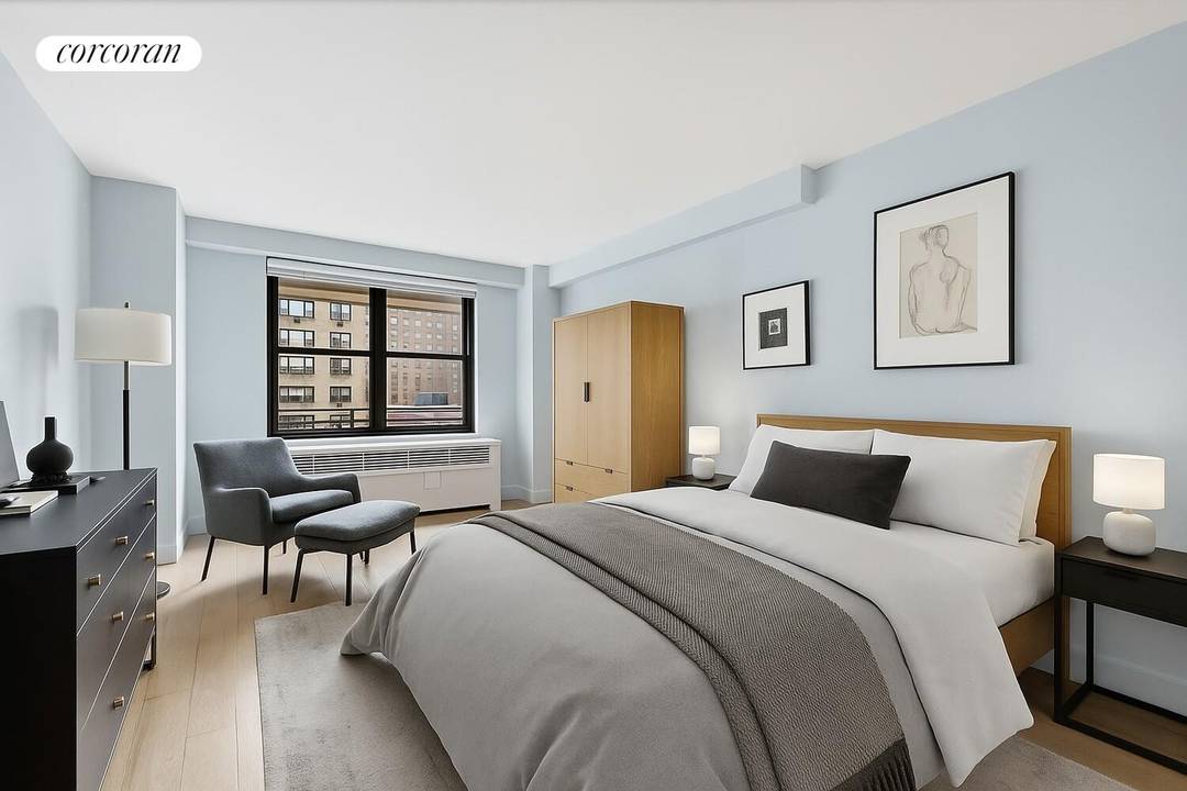 NEW PRICE Renovated 1 Bedroom with Expansive South Facing Balcony in Full Service Upper East Side Co op Welcome to Residence 9N at 345 East 81st Street a sun drenched, ...