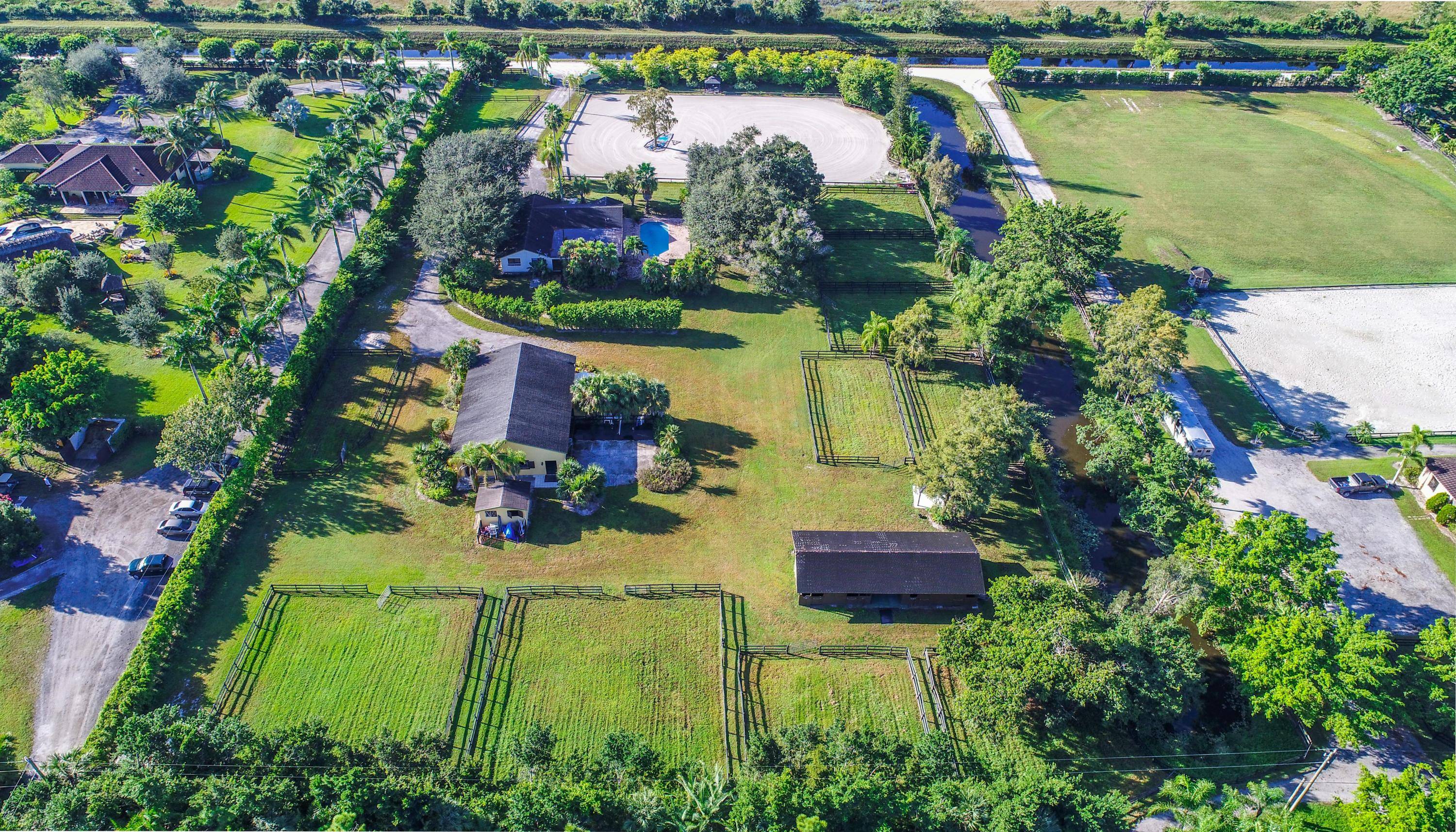 Very private 5 acre property.
