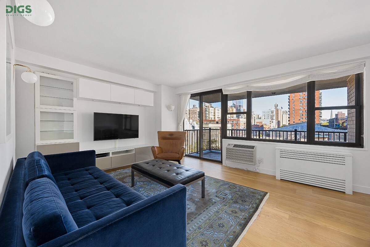 Welcome to this beautifully renovated 2 bedroom, 2 bath home with balcony and sweeping city views.