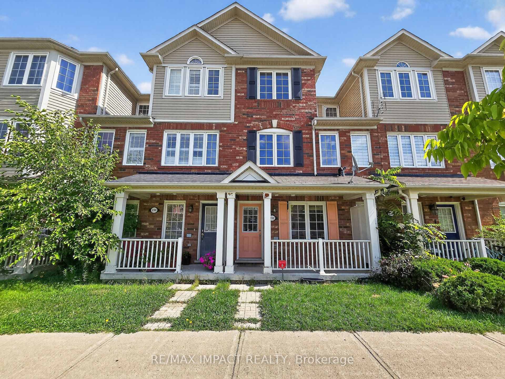 Welcome to 232 Rouge River Drive, a stylish 3 bedroom, 2 bath freehold townhouse no monthly fees !
