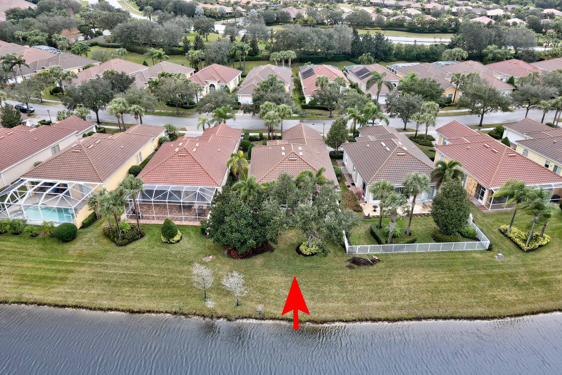 The Isles at Waterway Village ; DiVosta built Oakmont model 3BR 3BA den on the lake w southeast exposure.