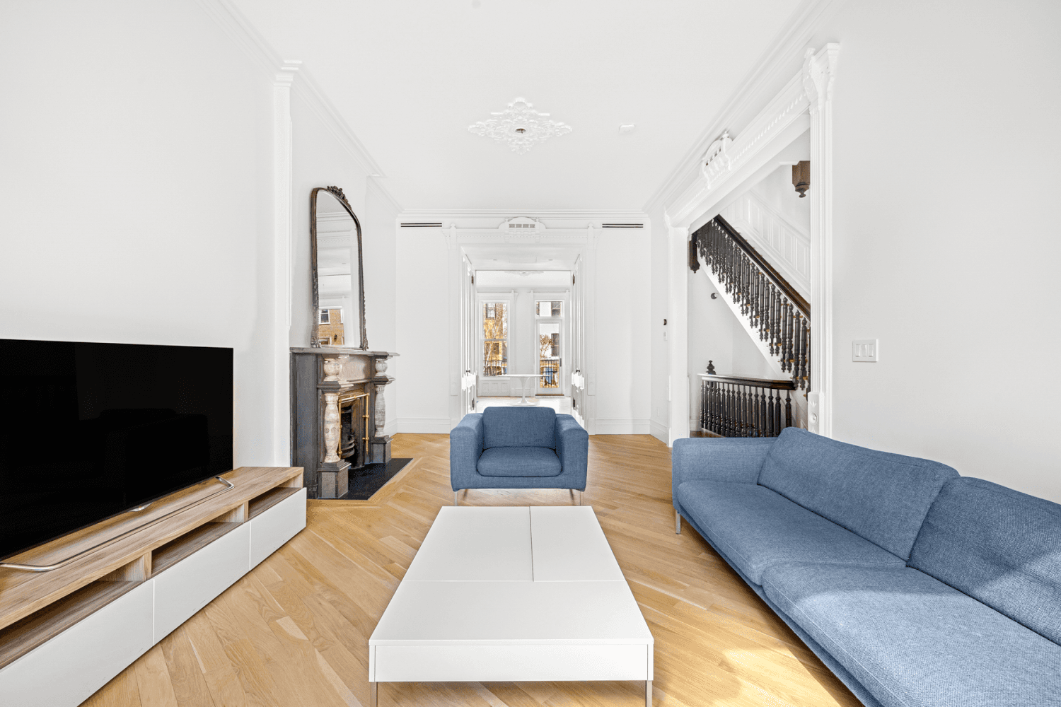 Spacious and Elegantly Renovated 4 Bedroom Triplex with Private Backyard.