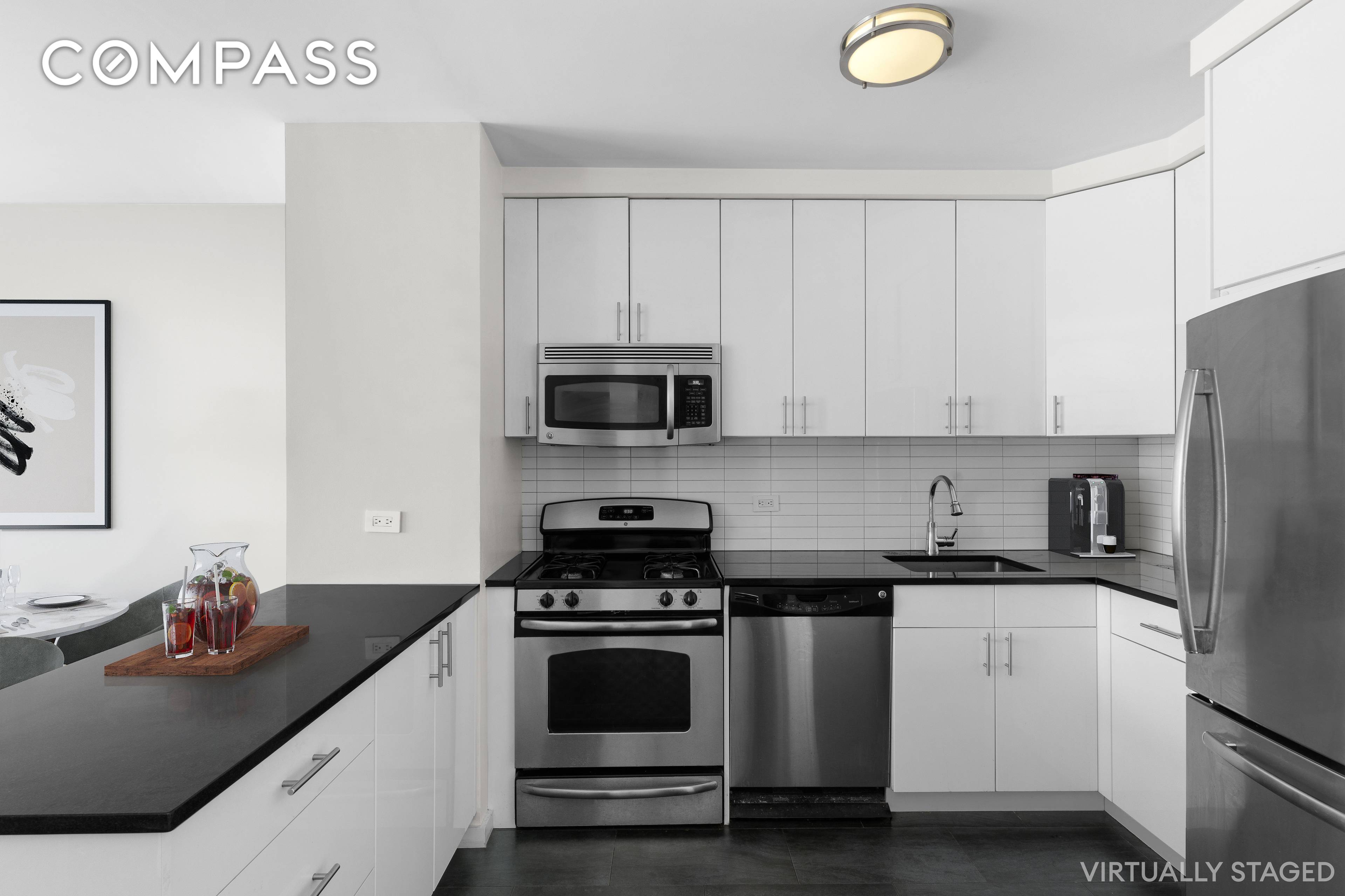 Furnished apartment. Welcome to residence 5G, a beautifully designed apartment with a king size bedroom and a private balcony.