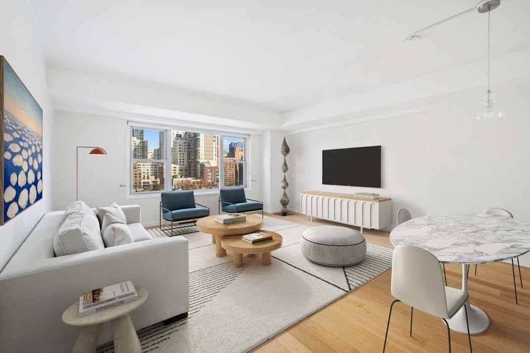 Top floor, move in ready one bedroom condominium with stunning panoramic city views !