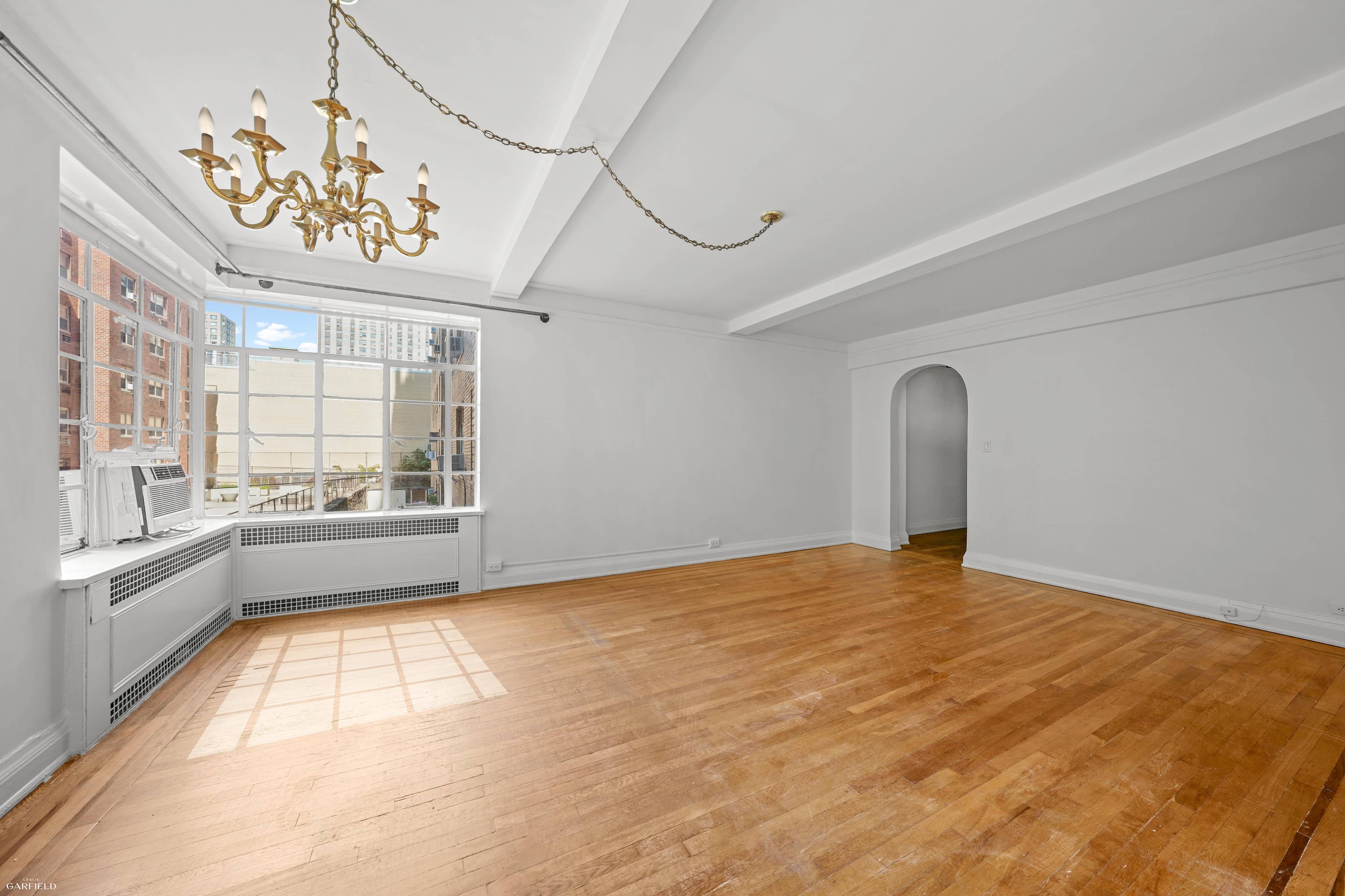 Apartment 2D at The Ardsley on Central Park West offers a spacious layout in a well maintained Art Deco cooperative building.