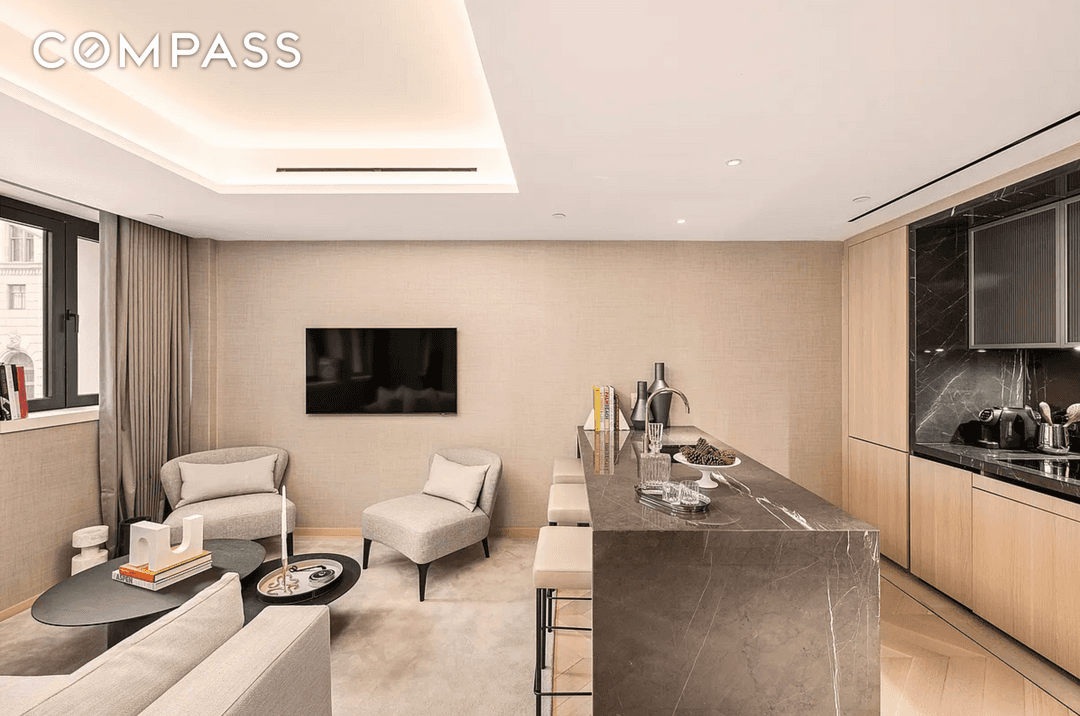 Welcome to an exquisitely furnished and impeccably appointed one bedroom residence at the iconic Mandarin Oriental Private Residences on Fifth Avenue a rare opportunity to own a turnkey home defined ...