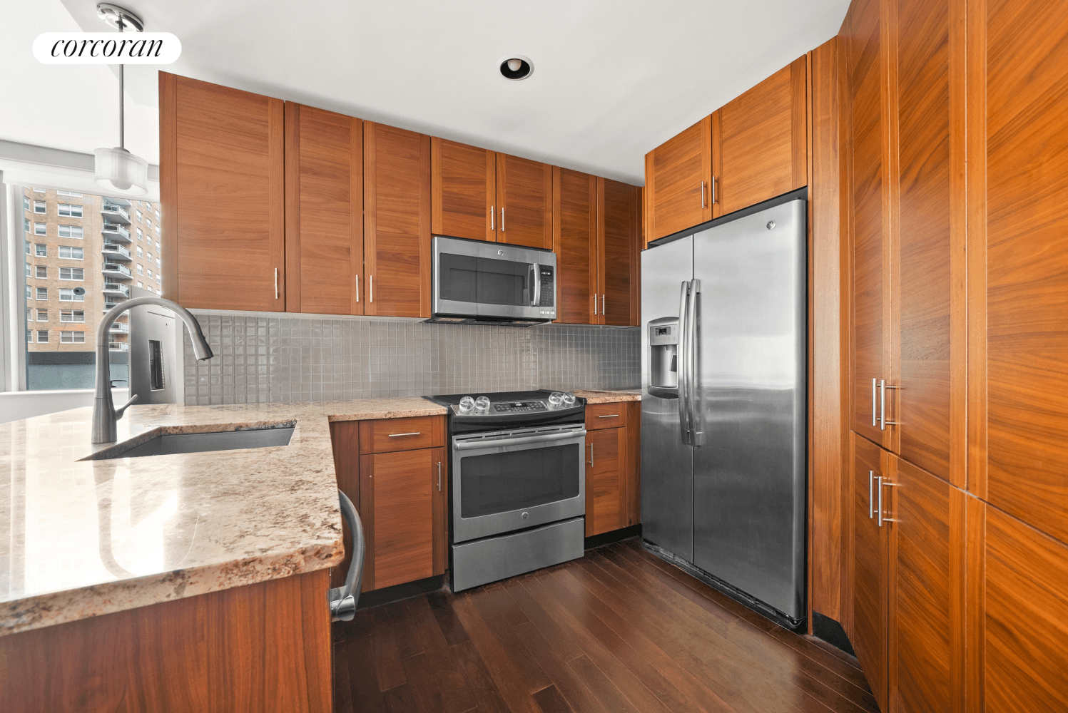 Discover Residence 2D at The Aston a spacious, Southwest facing sun filled one bedroom condo located in one of Forest Hills premier full service buildings.