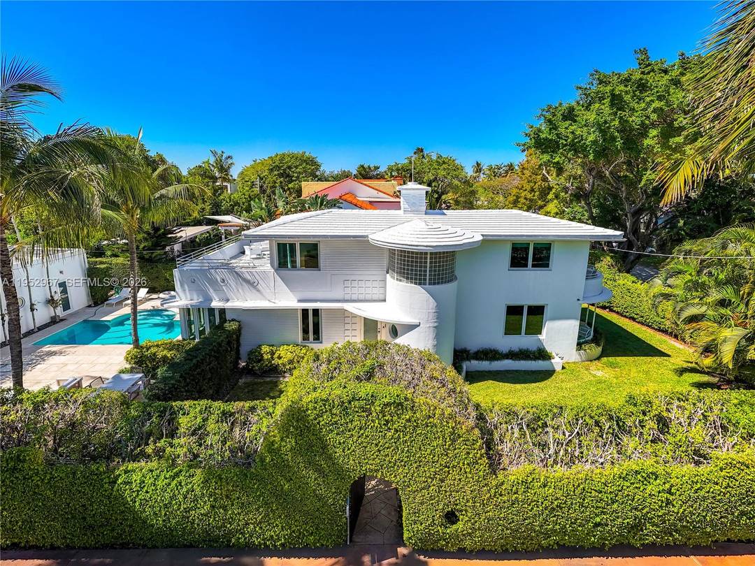 Rarely available Art deco home designed by famous architect, Henry Hohauser, winner of the Miami Designer Preservation League Barbara Capitman Award.