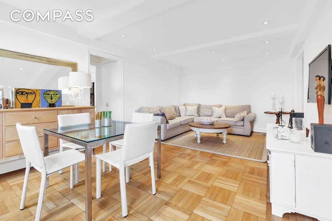 Sprawling and sun blasted West Village 1br prewar home.