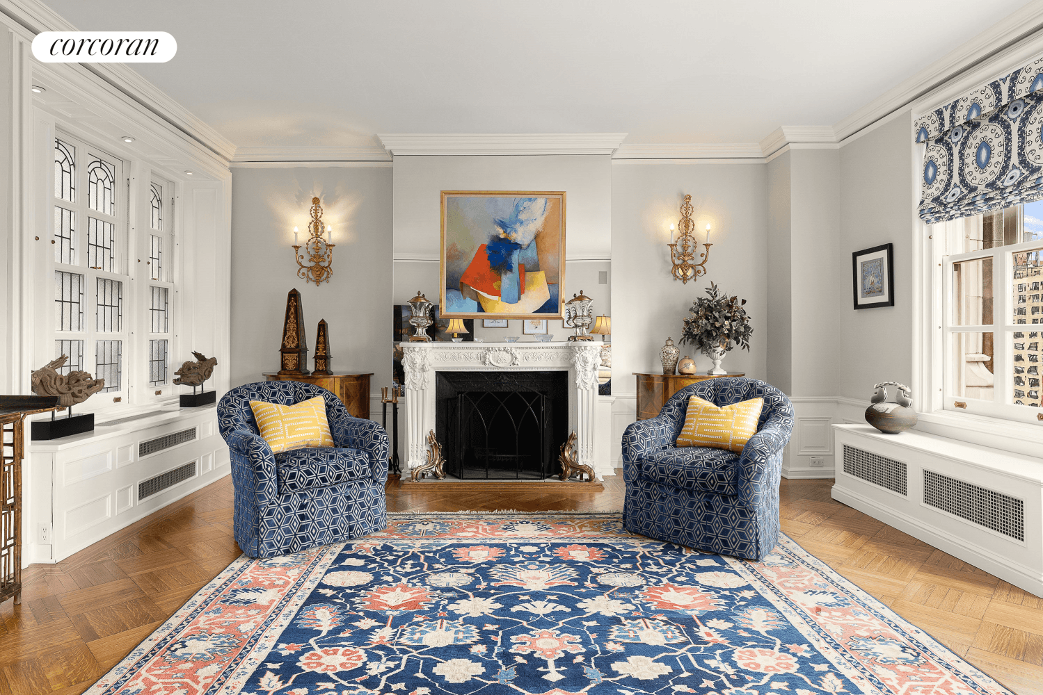 Stunning, grand, luxurious high floor 2, 800 sqft, 9 room apartment in pristine renovated condition at The Studio Building, 44 West 77th Street, a 1907 Neo Gothic masterpiece with soaring ...