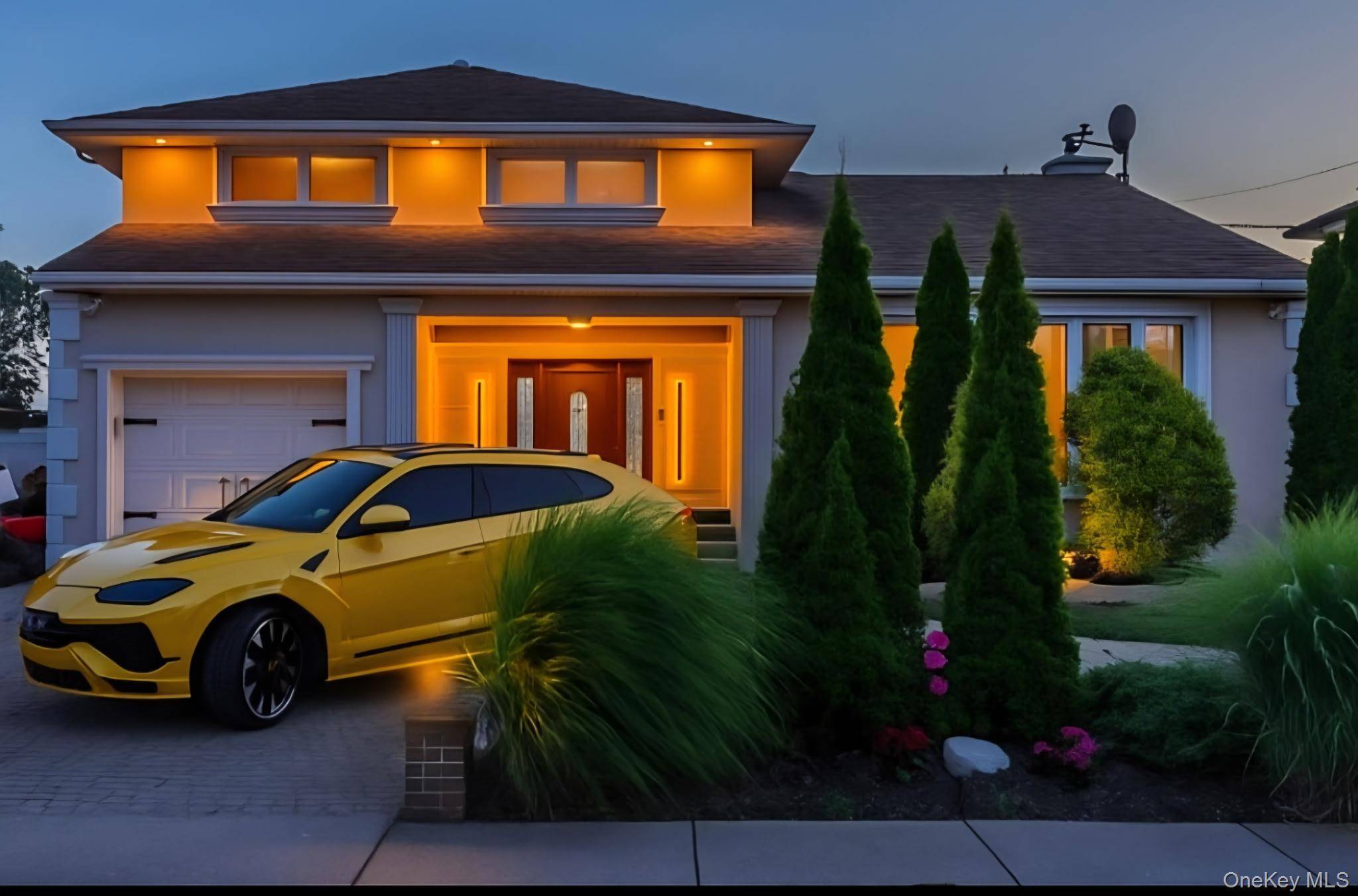 Stunning waterfront split level in Baldwin Harbor !