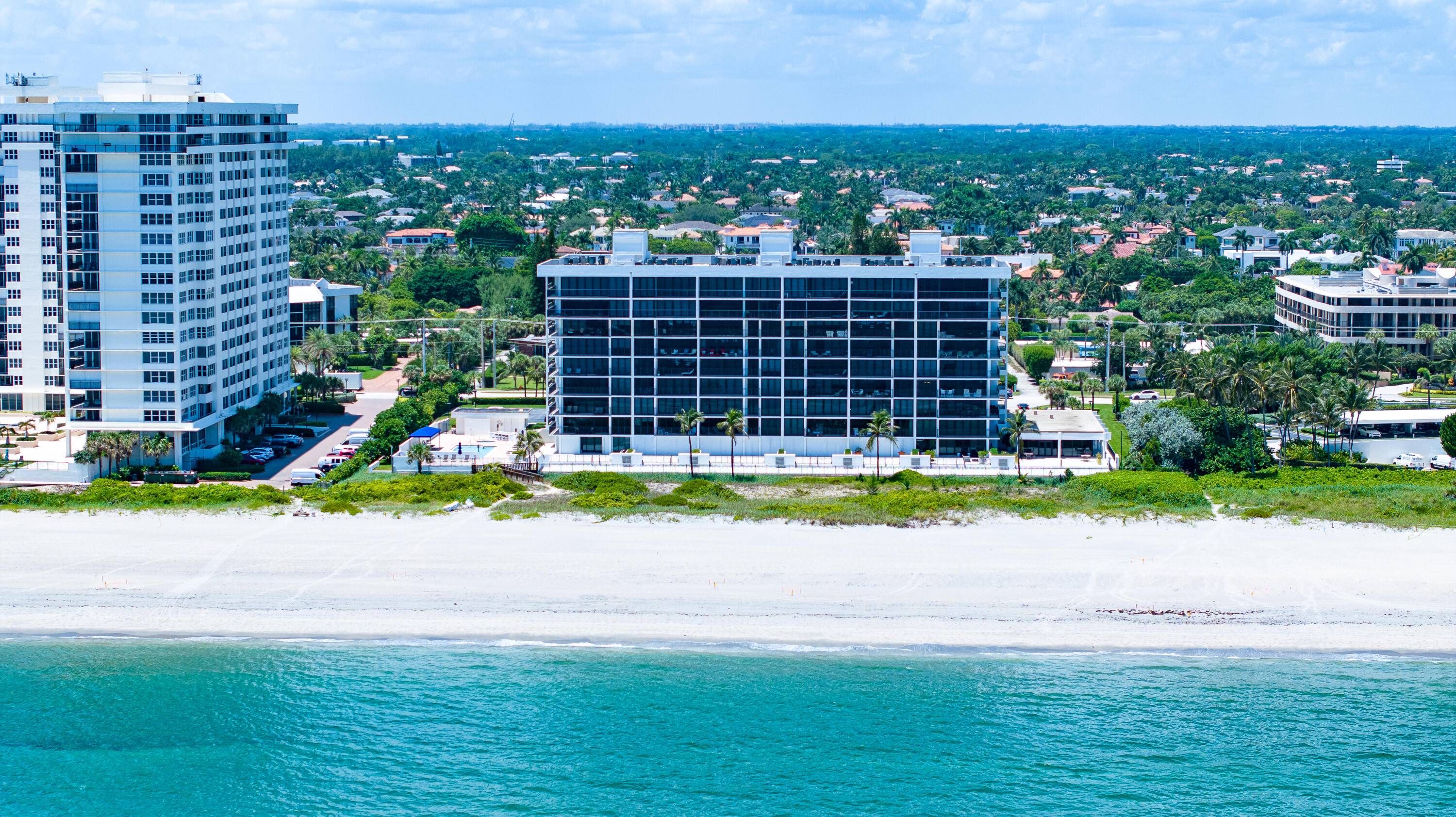 SPECTACTULAR DESIGNER FINISHED AND FURNISHED DIRECT OCEANFRONT RESIDENCE AT THE PLACIDE, A BOUTIQUE BUILDING IN THE HEART OF BOCA'S BEACHFRONT.