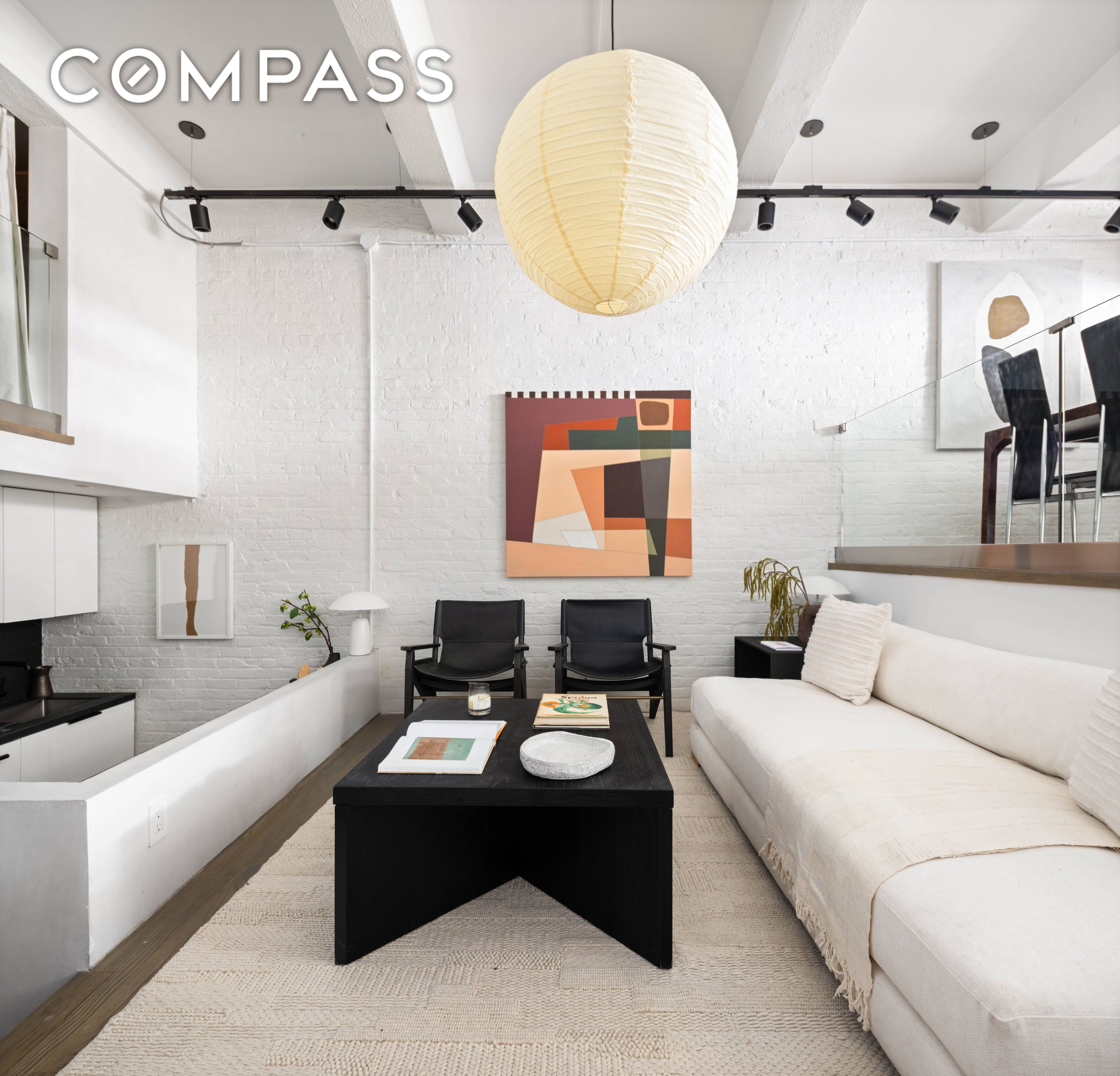 Come home to a one of a kind, fully renovated multi level loft on a prime West Village block steps away from the Hudson River Park and Meatpacking District.