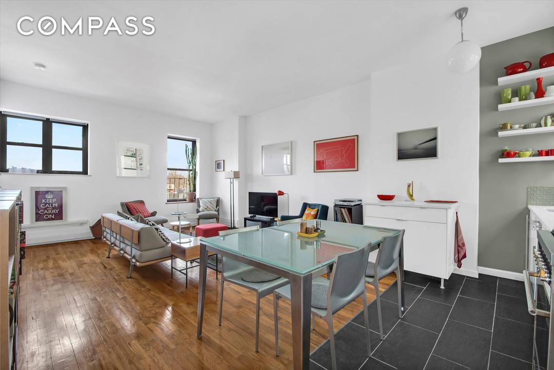 This sun drenched, two bedroom coop has been thoughtfully designed to blend comfort and functionality.